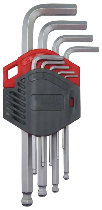 Set imbusash kokë sferike Würth Redstripe, 1.5-10mm, 9copë