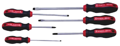 Set kaçavidash Würth MINUS/PHILLIPS, REDSTRIPE, 6 copë - 1