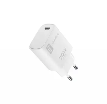 Karikues Cellularline USB-C, 20W, i bardhë