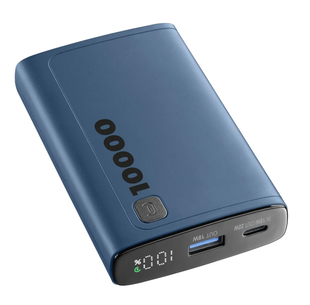 Power bank Cellularline elite, 10000mAh, 20W i zi - 1