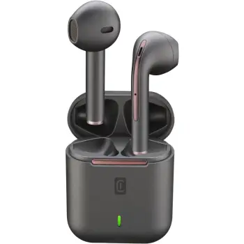 Dëgjuese Buds Cellularline tuck bttucktwsk, wireless, Mic, të zeza