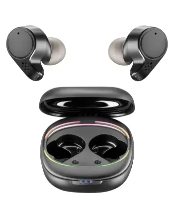 Dëgjuese Buds Cellularline Defy BTDEFYTWSK, Gaming, wireless, të zeza