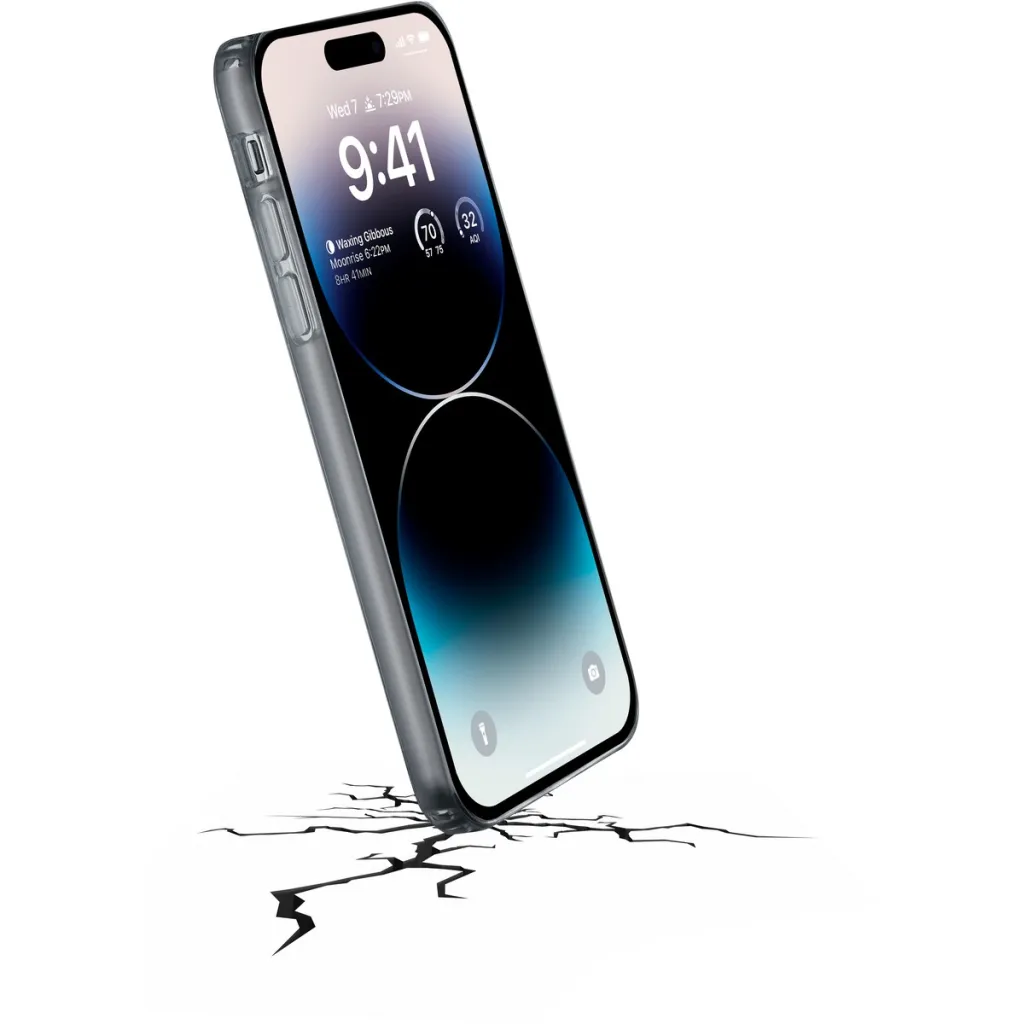 Mbrojtëse Cellularline CLEARDUOIPH14PROT, për iPhone 14 Pro, transparente - 2