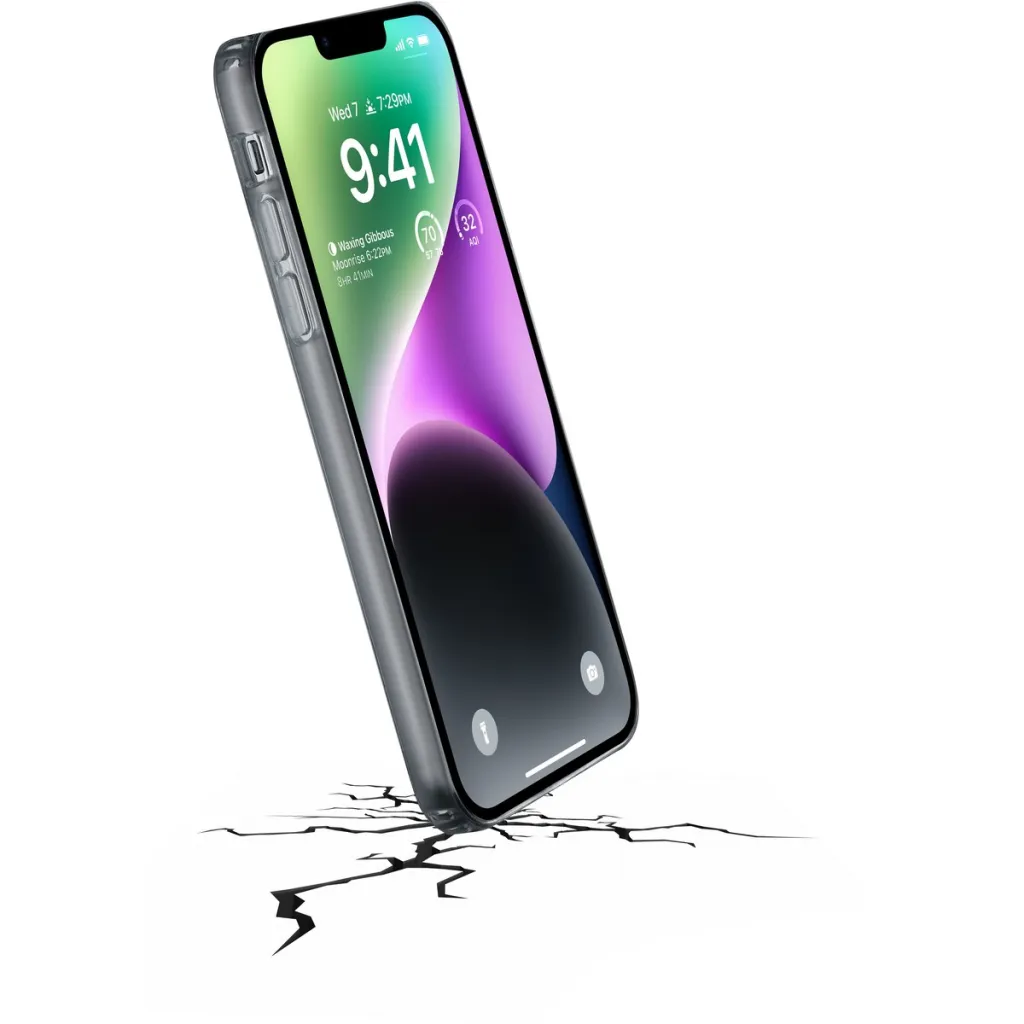 Mbrojtëse Cellularline CLEARDUOIPH14MAXT, për iPhone 14 Max, transparente - 2