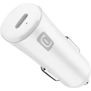 Karikues për veturë Cellularline CBRIPHUSBCPD20WW, 20W, type-C, i bardhë