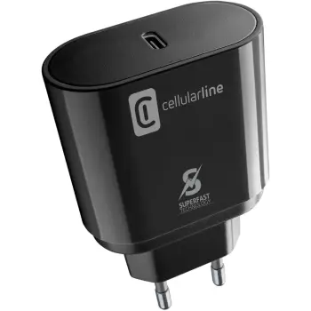 Karikues Cellularline Samsung ACHSMUSBCPD25WK, 25W, type-C, i zi