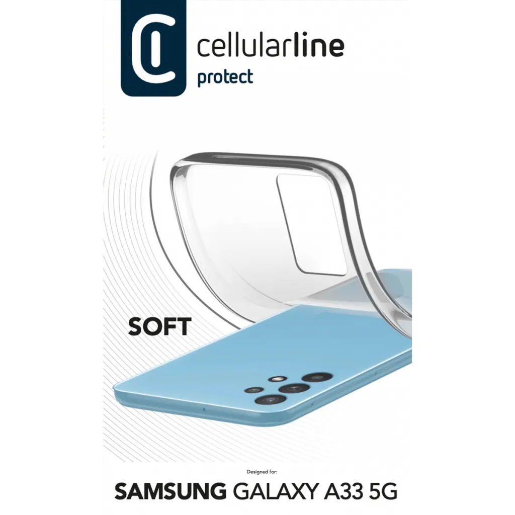 Mbrojtëse Cellularline Soft SOFTGALA33T, për Samsung A33 - 3