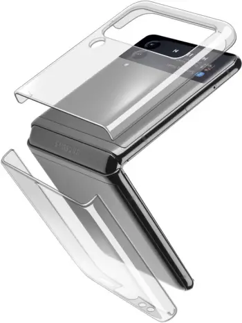 Mbrojtëse Cellularline Clear Case për Samsung Galaxy Z Flip4, transparente