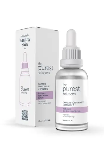 Serum për konturin e syve Radiance -The Purest Solutions Solucion kafeine 5% + vitaminë C, 30 ml