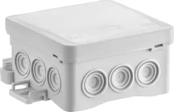 Kuti elektrike sipërfaqësore Simet FASTBOX &amp; HOOK NS5 35360102, 75x40x75mm, IP54, gri