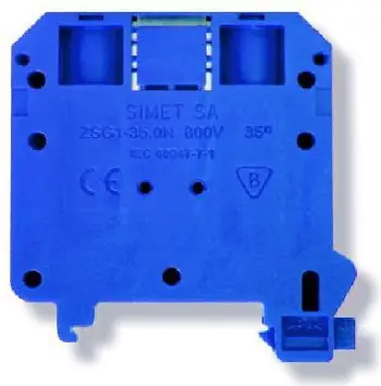 Bllok terminali SIMET ZSG 1-35.0Nn 2-tel 35 mm2 (11721313), i kaltër