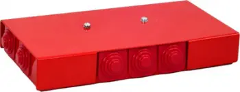 Kuti rezistente ndaj zjarrit Simet PIP-2AN P3x3x4, E90, 103x30x197mm, e kuqe