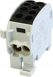 Bllok shpërndarës Simet SIMBLOCK SCB 35 Cu 80210, për kabllo bakri, i zi