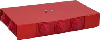 Kuti mbrojtëse nga zjarri Simet PIP-2AN P3x3x6, E90, 225x125x36mm, e kuqe