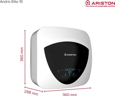 Bojler Ariston Andris Elite 10U, 10L, 2kW, i bardhë - 3