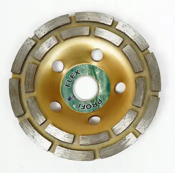 Rrotë bluarëse diamanti 115mm për beton, për mulli këndi, gri