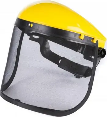 Helmetë mbrojtëse për fytyrë Silver EX1040, e verdhë