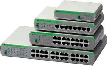 Switch Allied Telesis AT-FS710/8-50, 8 porta, Fast Ethernet, rackmount, gri