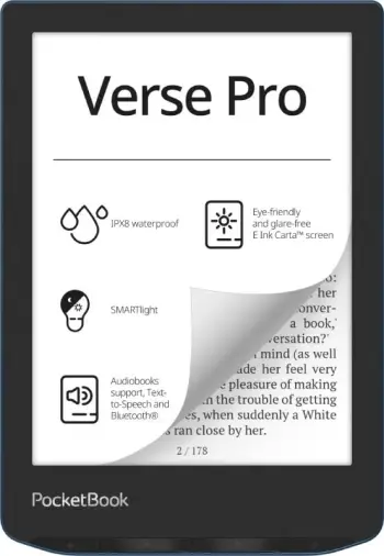 Lexues e-book PocketBook Verse Pro, 6", 16GB, Wi-Fi, i z/ i kaltër