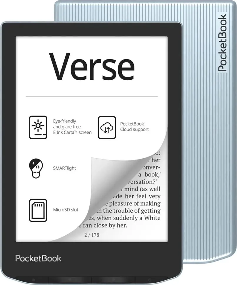 Lexuesi PocketBook Verse (629), blu i lehtë - 8