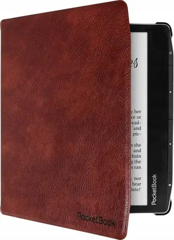 Kuti mbrojtëse PocketBook Era Shell, për PocketBook Era, mbyllje magnetike, kafe