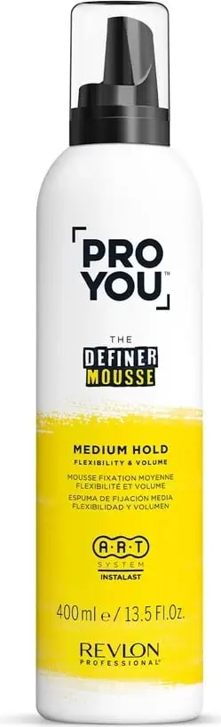 Shkumë me fiksim mesatar Revlon Professional Pro You The Definer Mousse, 400 ml