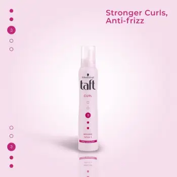 Shkumë për flokë Taft Curl hold 3, 200ml