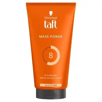 Xhel për flokë Taft Maxx power 8 72h, 150 ml