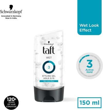 Xhel për flokë Taft Wet Hold 3, 150ml - 2