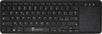 Tastierë wireless Techmade TM-BK268T, e zezë