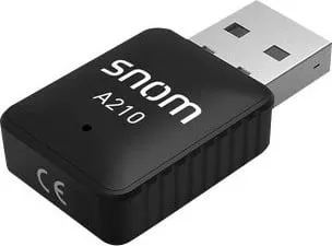 Adapter WLAN Snom A210, Wireless, USB, Wi-Fi 5, 433 Mbit/s, E zezë - 1