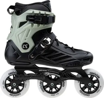 Patina inline Coolslide Hulst 92800398252, rrota 100 mm 85A, ABEC 9, gri e zezë