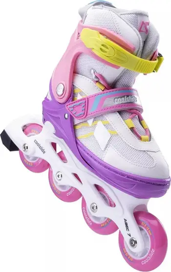 Patina inline Coolslide Meron Jr 92800597976, të rregullueshme, për fëmijë, shumëngjyrëshe