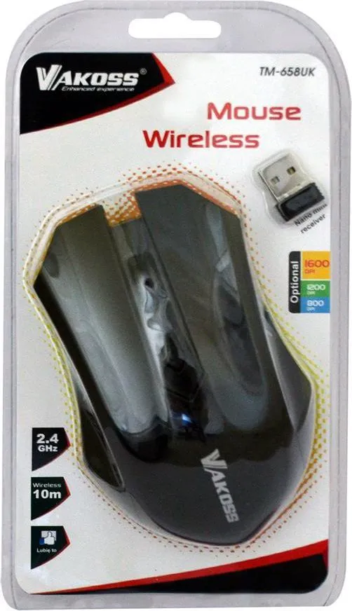 Maus Vakoss TM-658UK, wireless, USB, i zi - 2