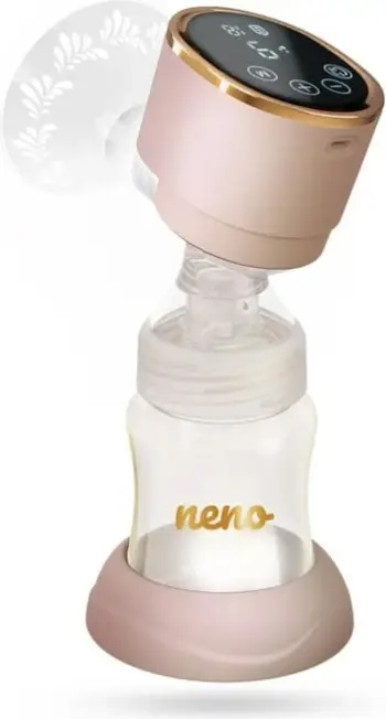Pompë gjiri elektrike Neno Perfetto, wireless, e rikarikueshme, rozë pastel