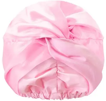 Kapuç për flokë GLOV Hair Bonnet, për trajtim flokësh, material peshqiri, rozë