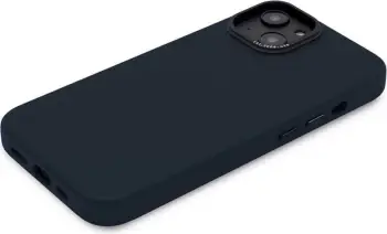 Mbështjellës lëkure Decoded me MagSafe për iPhone 14 Plus, blu e errët