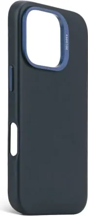 Mbështjellës Decoded Leather Backcover MagSafe për iPhone 16 Pro, navy blue - 2