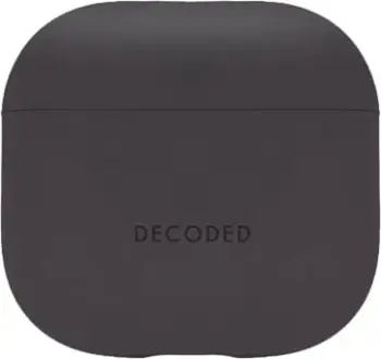 Mbështjellës silikoni Decoded për AirPods 4, graphite