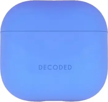Mbështjellës silikoni Decoded për AirPods 4, Kaltër