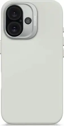 Mbështjellës Decoded AntiMicrobial Silicone me MagSafe për iPhone 16, Gri