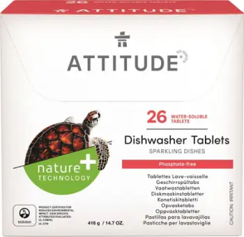 Tableta për enëlarëse Attitude, 26 copë, 520g