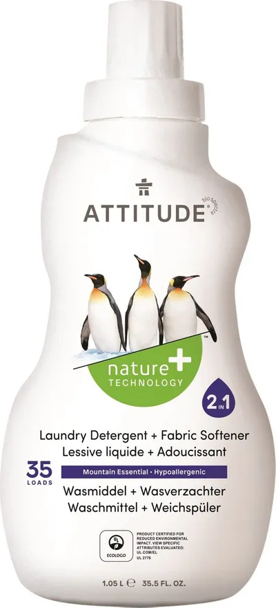 Detergjent për rroba Attitude 2-në-1, 1040 ml - 1