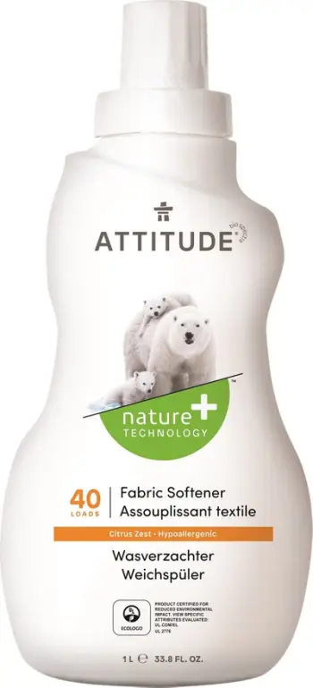 Zbutës rrobash Attitude Citricos, 40 doza