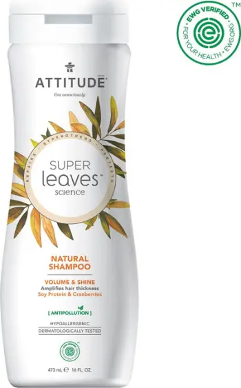 Shampo për vëllim dhe shkëlqim e flokëve Attitude, 473ml