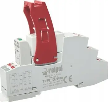 Relé ndërfaqësor Relpol PI85-024DC-M41G-PS-2011, 1P 16A, 24V DC, PUSH-IN