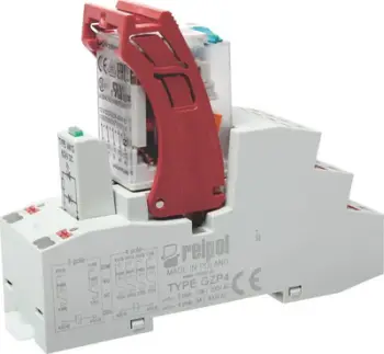 Relé ndërfaqe Relpol PIR4-024DC-M41G-PS-2014, 4 dalje, 24V DC
