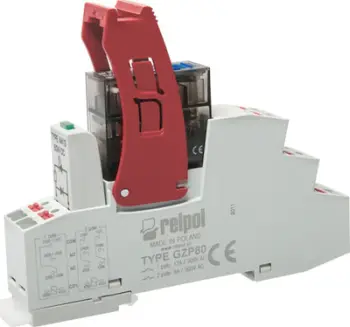 Rele ndërfaqeje Relpol PI85P-024DC-M41G-PS-2011, 1P 16A, 24 V DC, PUSH-IN