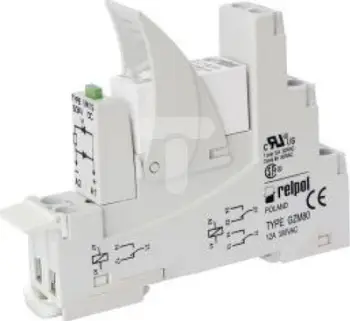 Relé ndërfaqe Relpol PI84-024DC-M41G-TS-2012, 2P 8A, 24V DC, gri
