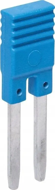 Jumper ndër-rreshtash Relpol ZGZP-2 BE, 2 pole, për soketa push-in, blu